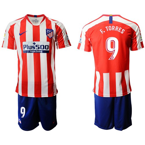Atletico Madrid #9 F.Torres Home Soccer Club Jersey