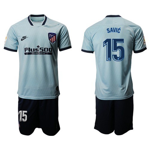 Atletico Madrid #15 Savic Third Soccer Club Jersey