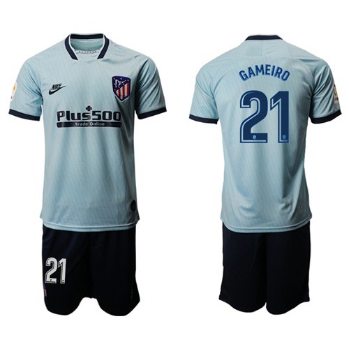 Atletico Madrid #21 Gameiro Third Soccer Club Jersey