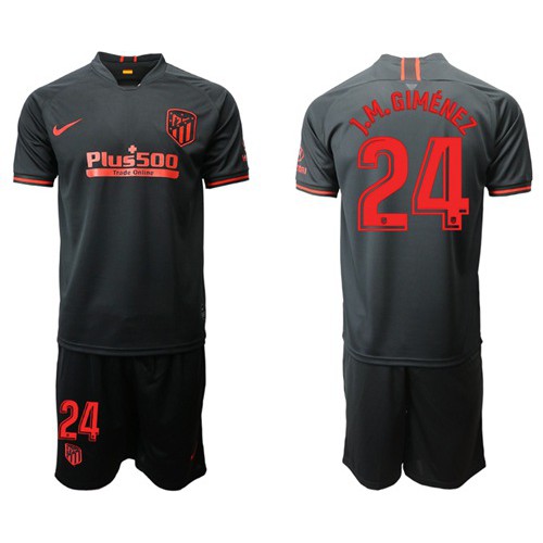 Atletico Madrid #24 J.M.Gimenez Away Soccer Club Jersey