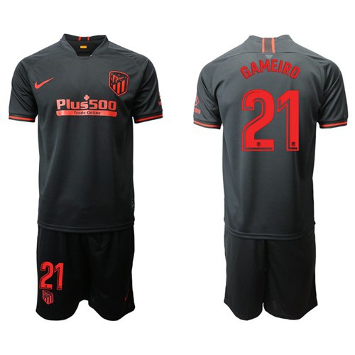 Atletico Madrid #21 Gameiro Away Soccer Club Jersey