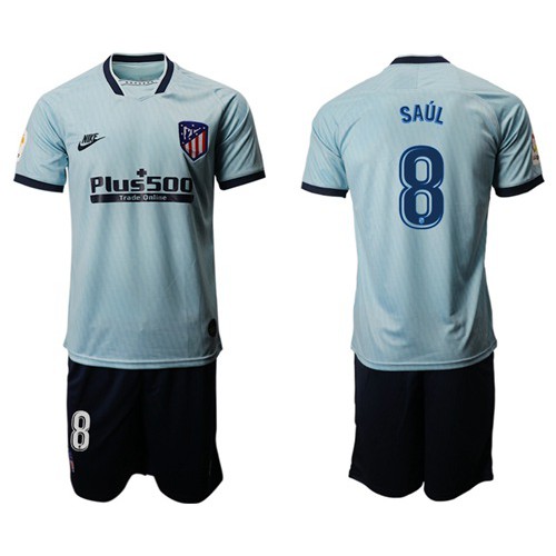 Atletico Madrid #8 Saul Third Soccer Club Jersey