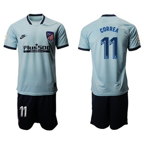 Atletico Madrid #11 Correa Third Soccer Club Jersey