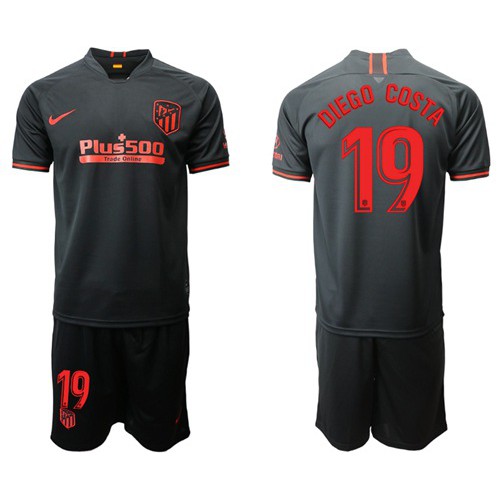 Atletico Madrid #19 Diego Costa Away Soccer Club Jersey