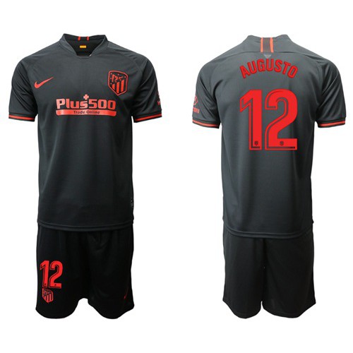 Atletico Madrid #12 Augusto Away Soccer Club Jersey