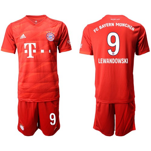 Bayern Munchen #9 Lewandowski Home Soccer Club Jersey