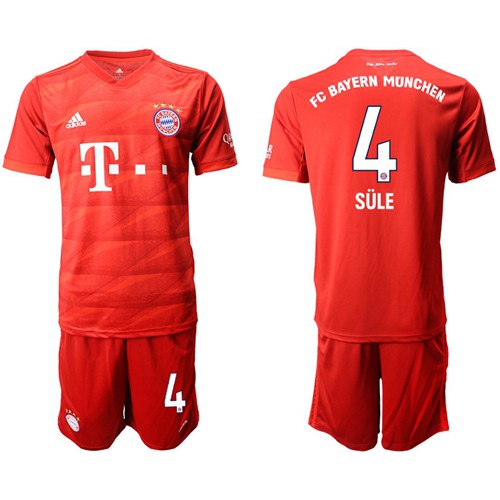 Bayern Munchen #4 Sule Home Soccer Club Jersey