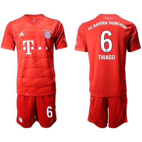Bayern Munchen #6 Thiago Home Soccer Club Jersey
