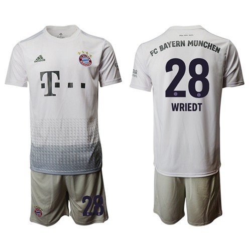 Bayern Munchen #28 Wriedt Away Soccer Club Jersey