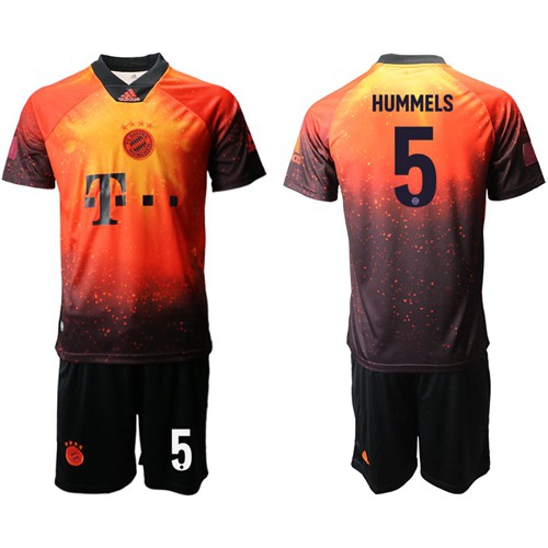Bayern Munchen #5 Hummels FIFA 19AD Memorial Edition Soccer Club Jersey