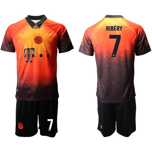 Bayern Munchen #7 Ribery FIFA 19AD Memorial Edition Soccer Club Jersey