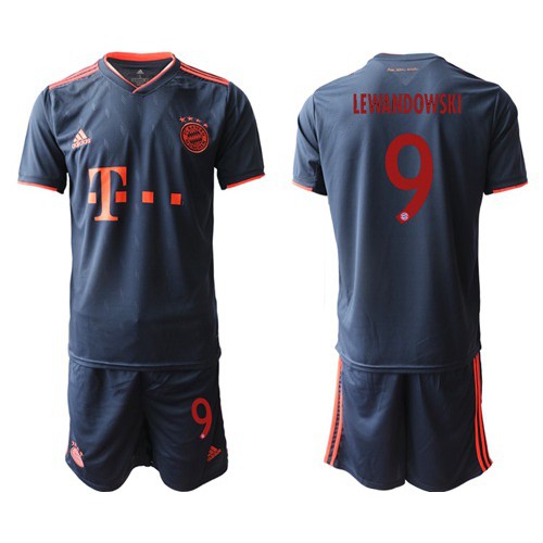 Bayern Munchen #9 Lewandowski Third Soccer Club Jersey
