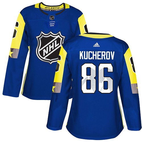Adidas Tampa Bay Lightning #86 Nikita Kucherov Royal 2018 All-Star Atlantic Division Authentic Women’s Stitched NHL Jersey