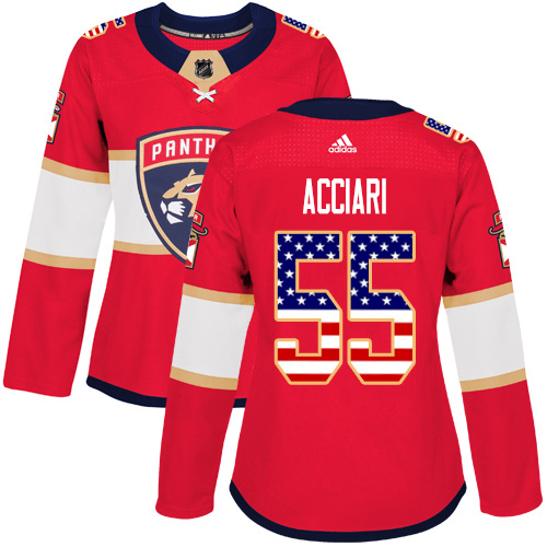 Florida Panthers No55 Noel Acciari Green Salute to Service Jersey