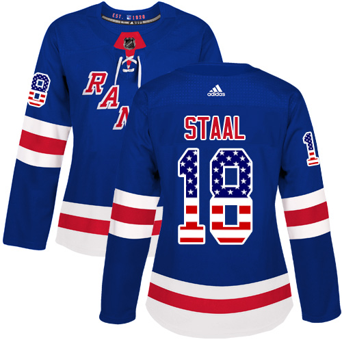 Adidas New York Rangers #18 Marc Staal Royal Blue Home Authentic Stitched  Youth NHL Jersey