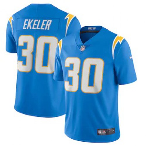 Los Angeles Chargers #30 Austin Ekeler Men’s Nike Powder Blue 2020 Vapor Limited Jersey