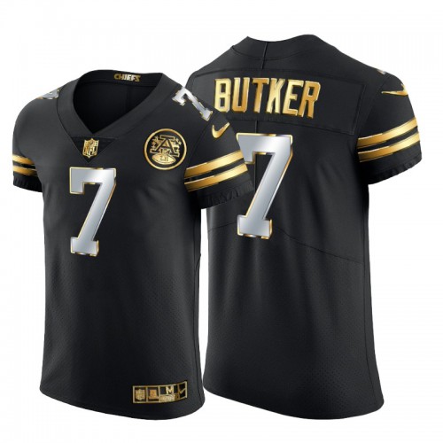Kansas City Chiefs #7 Harrison Butker Men’s Nike Black Edition Vapor Untouchable Elite NFL Jersey