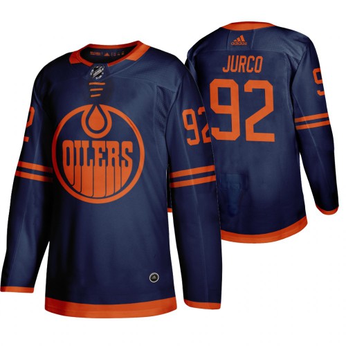 Edmonton Oilers #92 Tomas Jurco Blue 2019-20 Third Alternate Jersey