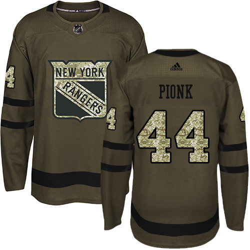 Adidas New York Rangers #44 Neal Pionk Green Salute to Service Stitched NHL Jersey
