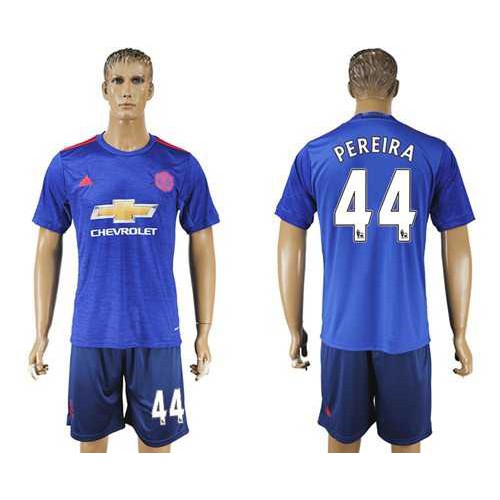 Manchester United #44 Pereira Away Soccer Club Jersey