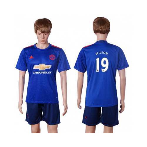 Manchester United #19 Wilson Away Soccer Club Jersey