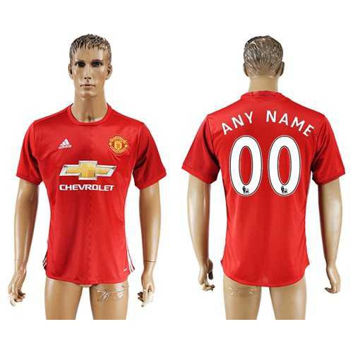 Manchester United Personalized Home Soccer Club Jersey