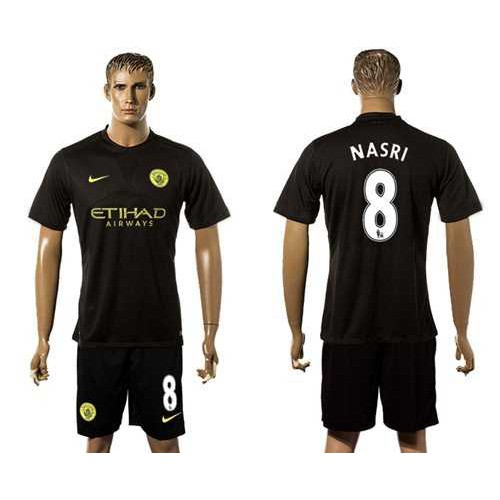 Manchester City #8 Nasri Away Soccer Club Jersey