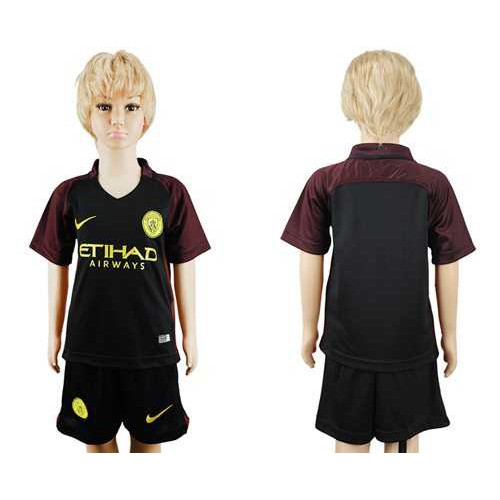 Manchester City Blank Away Kid Soccer Club Jersey