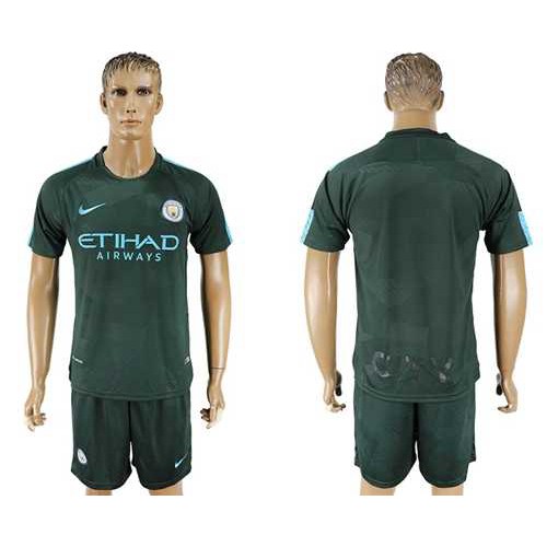 Manchester City Blank Sec Away Soccer Club Jersey