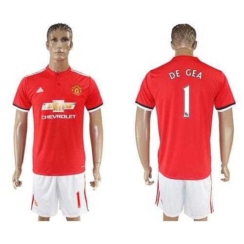 Manchester United #1 DE GEA Red Home Soccer Club Jersey