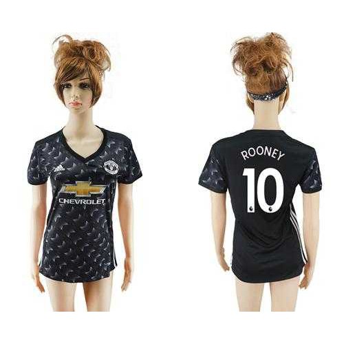 Manchester United #10 Rooney Away Soccer Club Jersey