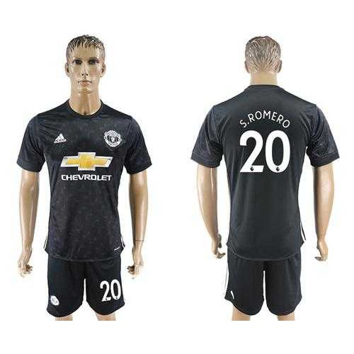 Manchester United #20 S.romero Away Soccer Club Jersey