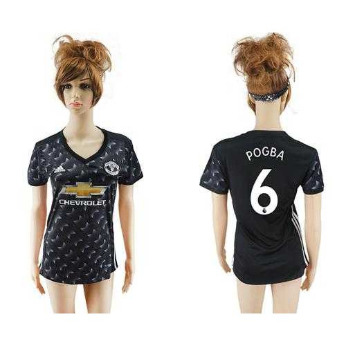 Manchester United #6 Pogba Away Soccer Club Jersey