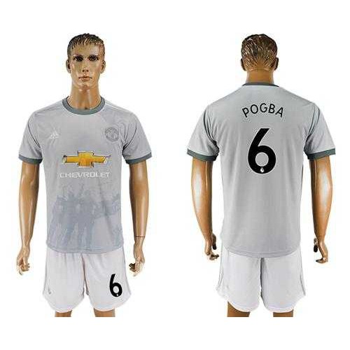 Manchester United #6 Pogba Sec Away Soccer Club Jersey