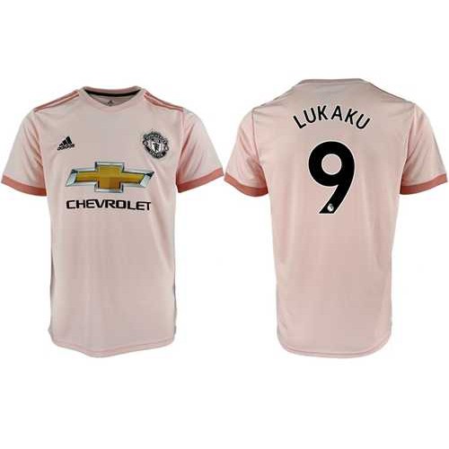 Manchester United #9 Lukaku Away Soccer Club Jersey
