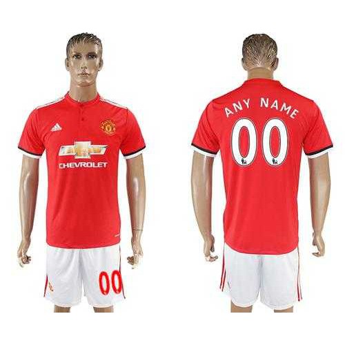 Manchester United Personalized Home Soccer Club Jersey