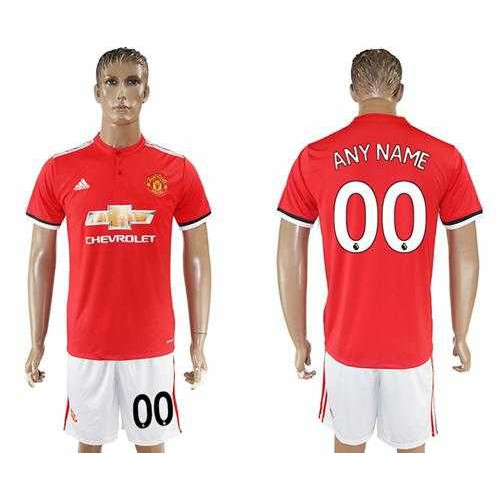 Manchester United Personalized Home Soccer Club Jersey