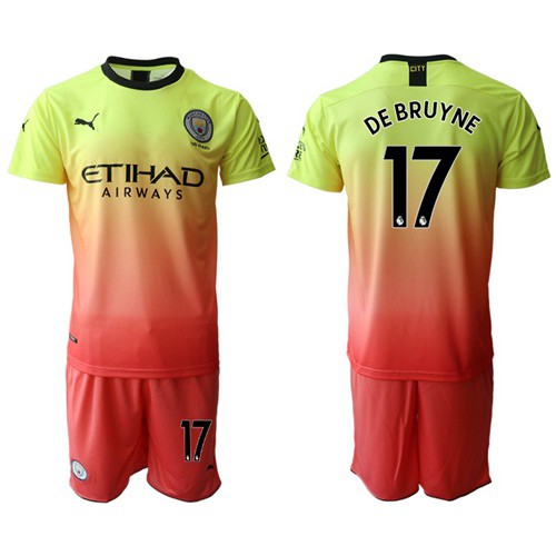 Manchester City #17 De Bruyne Away Soccer Club Jersey