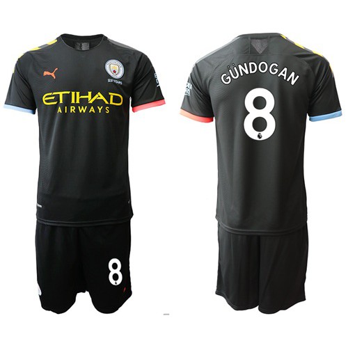 Manchester City #8 Gundogan Away Soccer Club Jersey