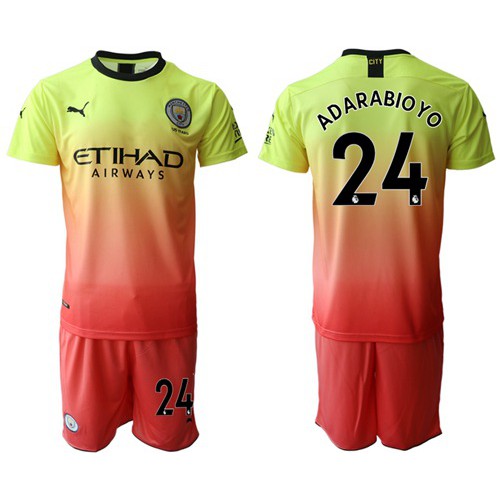 Manchester City #24 Adarabioyo Away Soccer Club Jersey