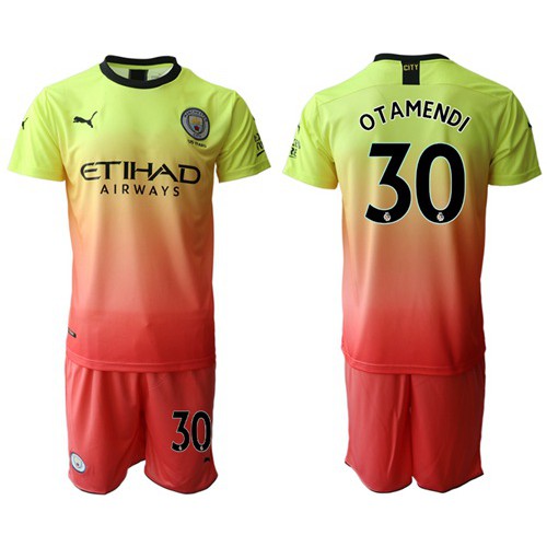Manchester City #30 Otamendi Away Soccer Club Jersey