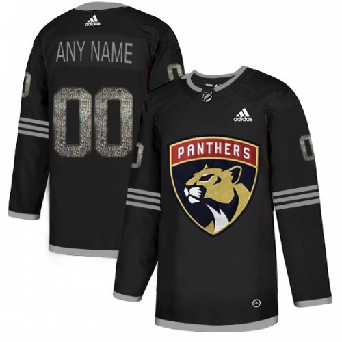 Men’s Adidas Panthers Personalized Authentic Black Classic NHL Jersey