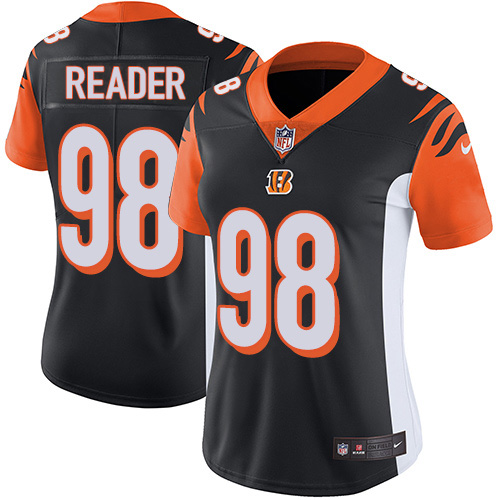 Nike Cincinnati Bengals #98 D.J. Reader Black Team Color Women’s Stitched NFL Vapor Untouchable Limited Jersey