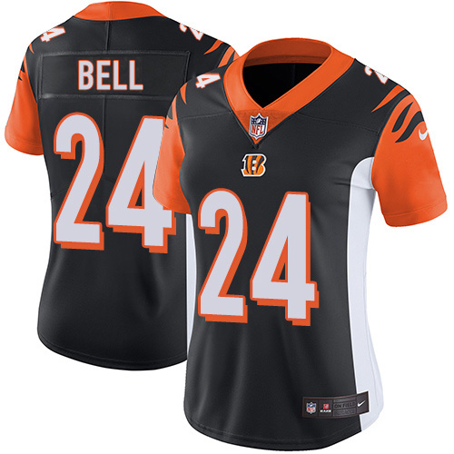 Nike Cincinnati Bengals #24 Vonn Bell Black Team Color Women’s Stitched NFL Vapor Untouchable Limited Jersey