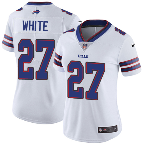 Nike Buffalo Bills #27 Tre’Davious White White Women’s Stitched NFL Vapor Untouchable Limited Jersey