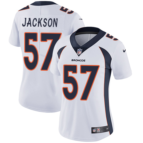 Nike Denver Broncos #57 Tom Jackson White Women’s Stitched NFL Vapor Untouchable Limited Jersey