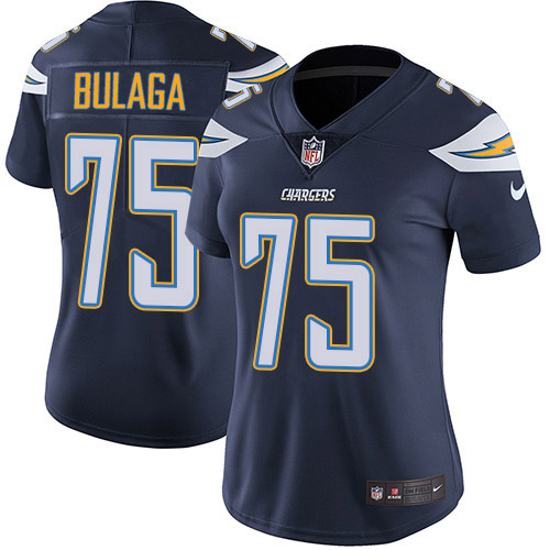 Nike Los Angeles Chargers No75 Bryan Bulaga Camo Men's Stitched NFL Limited Rush Realtree Jersey