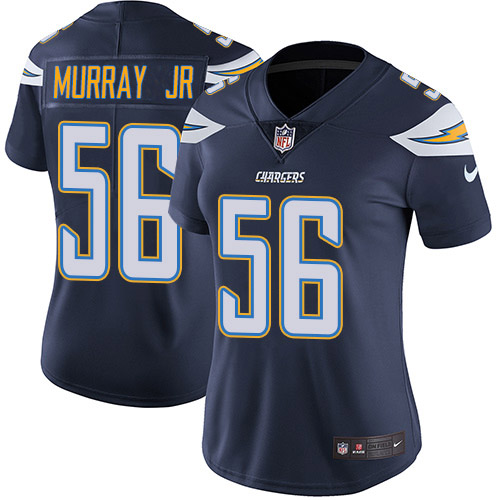 Nike Los Angeles Chargers #56 Kenneth Murray Jr Navy Blue Team Color Women’s Stitched NFL Vapor Untouchable Limited Jersey