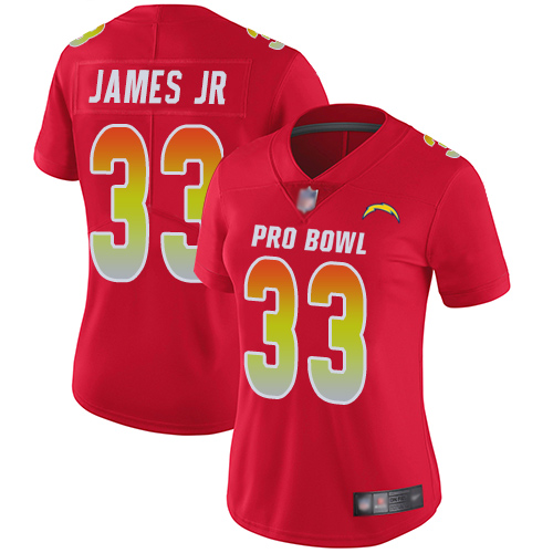 Nike Los Angeles Chargers #33 Derwin James Jr Red Women’s Stitched NFL Limited AFC 2019 Pro Bowl Jersey