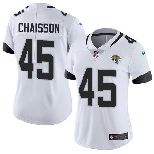 Nike Jacksonville Jaguars #45 K’Lavon Chaisson White Women’s Stitched NFL Vapor Untouchable Limited Jersey